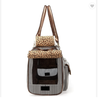 Fashion Dog Cat Pet Carrier Bags Travel Mesh Tote Handbag