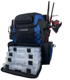 Unisex Large Capacity Heavy Duty Fishing Tackle Bag Water Resistant Storage Tackle Backpack with Rain Cover