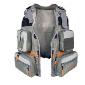 Ultralight Breathable Ripstop Fly Fishing Vest Pack with Net Holder & Tackle Storage Pockets