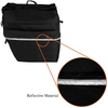 Custom Bike Rear Rack Trunk Bag Bicycle Commuting Bag with Reflective Trim Bike Pannier Bag