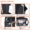 Custom Stylish Baby Bag with Folding Crib for Moms and Dads Portable Bassinet Diaper Bag Backpack