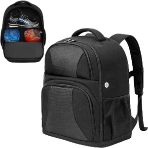 New Design Lightweight 2 Ball Bowling Bag With Shoes up to Size 15 Bowling Backpack