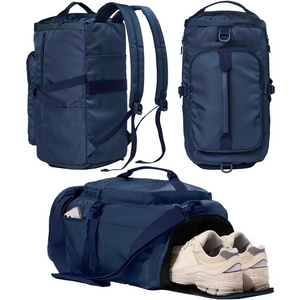 Waterproof 30L Fitness Gym Backpack Training Handbag Yoga Bag with Independent Shoe Compartment