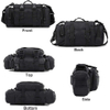 Fashion OEM Water Resistant Bicycle Cycling Pack Multi-purpose Waist Bag 900D Oxford Molle Bike Handlebar Bag