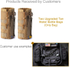 Upgraded Sports Tactical Drawstring Molle Water Bottle Holder Tactical Pouches