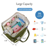 Women's Fashion Multifunctional Travel Mommy Bag Backpack Large Capacity Baby Nappy Backpack for Baby Care