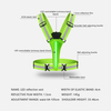 Safety Reflective Vest LED Adjustable Running Lights High Visibility Safety Running Vest for Night Walking Jogging