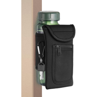OEM ODM Custom High Elasticity Water Bottle Pouch Sleeve Phone Card Holder Sports Magnetic Bag