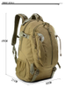 Custom Logo 30L Daily Casual Backpack Waterproof Sports Mountaineering Fitness Tactical Camouflage Backpack