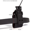2021 Versatile Tactical Nylon Radio Holder Case for GPS Phone Two Way Radio Holster Pouch Carry Bag