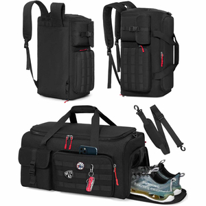 Unisex 45L Sports Duffel Gym Workout Backpack Carry On Luggage Bag Travel Weekender Gym Backpack