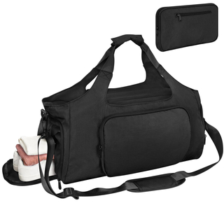 2025 New Arrival Versatile Foldable Travel Shoulder Bag Yoga Tote Bag Sports Bags for Men Women with Water Bottle Compartment