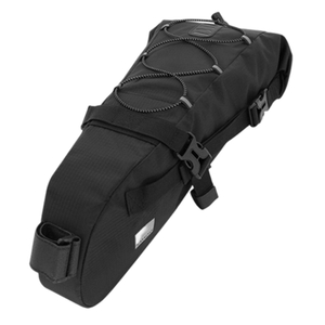 11L PU Tear Resistant Travel Bike Storage Pack Bike Tool Bag Cycling Saddle Bag Bike Under Seat Pouch with Reflective Strips