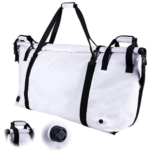 2025 New Design Portable Large Fishing Cooler Bag Outdoor Travel Leakproof Fish Kill Bag with Drain Plug