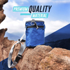 Bouldering Chalk Bag Bucket with Quick-Clip Belt & Carabiner Drawstring Rock Climbing Chalk Bag