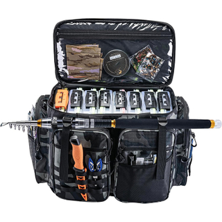 Water Resistant Heavy Duty Saltwater Boat Fishing Tackle Storage Saltwater Fishing Bag