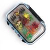 Amazon Hot Selling Fly Fishing Box Two-Sided Waterproof Lightweight Fly Box Easy Grip Transparent Lid Fly Fishing Lures Box