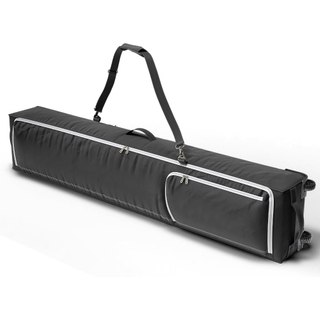 Custom Logo Durable Rolling Double Ski Bag Padded Ski Bag Double Ski Bag Snowboard Bag With Wheels