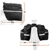 Custom Bike Rear Rack Trunk Bag Bicycle Commuting Bag with Reflective Trim Bike Pannier Bag