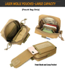 Practical Outdoor Tactical Molle Attachment EDC Pouch Tool Phone Pouch Utility Gadget Organizer Bag