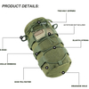 Tactical Backpack Attachment Pouches for 32oz Hydration Carrier Sports Water Bottle Holder
