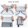 2021 Best Seller Portable Folding Diaper Travel Changing Pad Waterproof Reusable Baby Mat Storage Organizer Bag