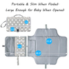 Factory OEM Portable Diaper Bag Excellent Baby Shower Gift Idea Foldable Waterproof Baby Travel Changing Pad