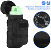 Tactical MOLLE Hydration Carrier Bag with Extra Accessory Pouch And Detachable Shoulder Strap