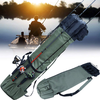 Fishing Rod Bag Canvas Rod Case Organizer Pole Storage Bag Fishing Rod And Reel Carrier Organizer for Travel