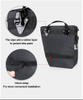 Wholesale Custom 3 in 1 Multi-Functional Bike Rear Pannier Bag Water & Tear Resistant Bicycle Saddle Bag