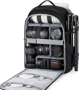 Large capacity Waterproof Shockproof Camera Backpack Photographer Camera Bag Shooting Essential Tripod Camera Bag