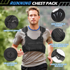 Custom Fashion Adjustable Minimalist Chest Pack Water Wear Resistant Portable Running Vest Bag