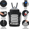 Hot Sale Lightweight Large Tennis Bag Badminton Racquet Backpack Tennis Backpack with Anti-slip Zippers