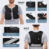 Custom Waterproof Phone Pouch Reflective Running Vest 500ml Soft Flask Pocket Running Hydration Vest