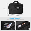 Custom 15.6 Inch Laptop Shoulder Bag Handbag with USA Flag Patch Tactical Business Notebook Briefcase