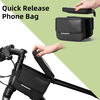 Best Selling Premium Rainproof Bike Bag Cycling Cell Phone Holder Bike Frame Bag Bike Upper Tube Bag with Reflective Tape 