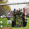 Customized Youth Large Capacity Holds 2 Bats Kids Baseball Bat Bag Backpack Baseball Bag with Fence Hook