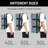 Custom Logo 40L Heavy Duty Convertible Duffel Bag Luggage Bag Duffle Bag with Backpack Straps for Gym