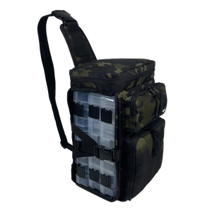 Custom Logo Black Camo Hold 5pcs 3600 Tackle Box Carp Fishing Tackle Box Storage Bag with Boxes