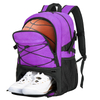 Custom Logo Large Capacity Basketball Backpack Soccer Bag Basketball Backpack with Shoe Compartment