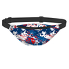 Custom Pattern Exercise Travel Running Waist Belt Bag Crossbody Fanny Pack