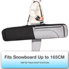 600D Water-Resistant Polyester Padded Snowboard Bag Ski Bag Store & Transport Snowboard Up to 165cm