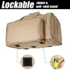 Tactical Shooting Range Bag Waterproof Pistol Range Duffle Bags with Customizable Main Compartment