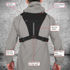 Fashion Design Custom Lightweight Running Vest Waterproof Tear & Wear Resistant Men Chest Pack