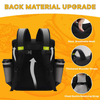Expandable Insulated Reflective Strip Delivery Cooler Bike Bag Takeaway Food Delivery Bags