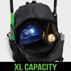 Factory Custom Waterproof Sports Bag Baseball Equipment Bag Baseball Backpack With External Helmet Holder