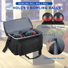 Factory Wholesale Durable Lightweight Bowling Backpack Insulated 2 Bowling Ball Bag With Padded Ball Holder