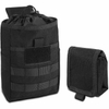 Durable 1000D Nylon Roll Up Folding Utility Pouch Waist Bag Drawstring Tactical Magazine Dump Pouch