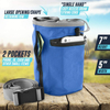 Bouldering Chalk Bag Bucket with Quick-Clip Belt & Carabiner Drawstring Rock Climbing Chalk Bag