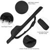 Portable Folding 55-Inch Fishing Rod & Reel Organizer Bag for Tackle Storage Fishing Pole Case